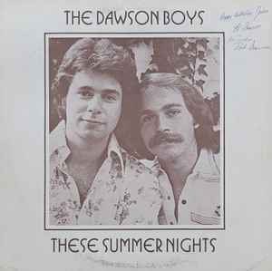 The Dawson Boys — These Summer Nights album cover