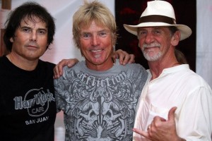 Barry with Jimi Jamison, Fergie Frederiksen and Alex Ligertwood