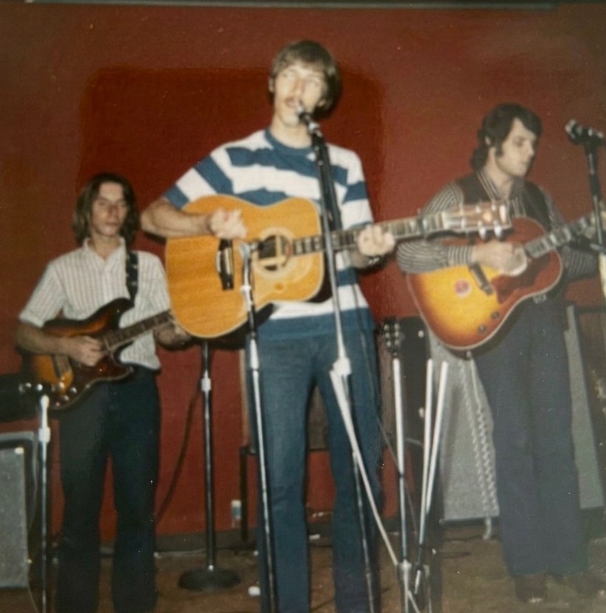 Young Barry Dunaway performing with his band