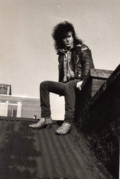 Barry Dunaway on a rooftop in NYC